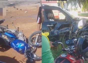 Jovem de 23 anos morre em acidente envolvendo carro e moto na BR 116 Norte