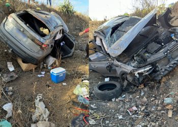 Dois policiais sofreram grave acidente automobilístico próximo a Lages do Batata