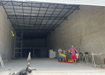 Homem caí de andaime com aproximadamente 5 metros de altura e é socorrido pelo Águia Resgate