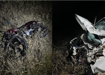 Motociclista morre em colisão com carro na BR 324