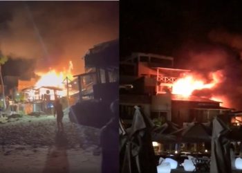 Incêndio de grande proporção destrói estabelecimentos comerciais em Morro de São Paulo