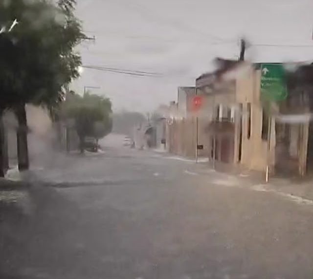 Forte temporal caiu em Várzea da Roça e volume atingiu 110 milímetros