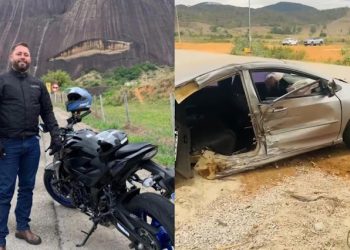 MG – Motociclista pede para ser filmado na rodovia e acaba tendo a morte registrada