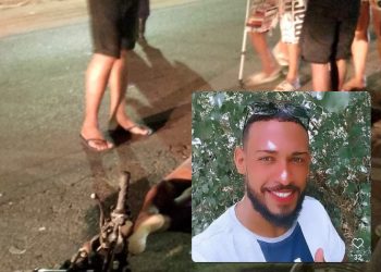 Motociclista morre ao colidir com caminhão após tentar desviar de cachorro