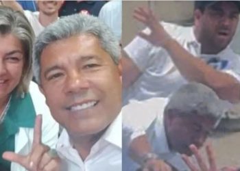 Mulher que jogou ovo em Jerônimo durante carreata é identificada e debocha da situação: “Soltinha e aliviada”