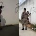 Jovens são obrigados a limpar muro após pichação em Serrinha