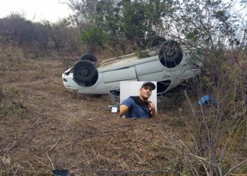 Homem morre e outro fica ferido em acidente automobilístico na estrada da Lagoa do Pires