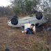 Homem morre e outro fica ferido em acidente automobilístico na estrada da Lagoa do Pires