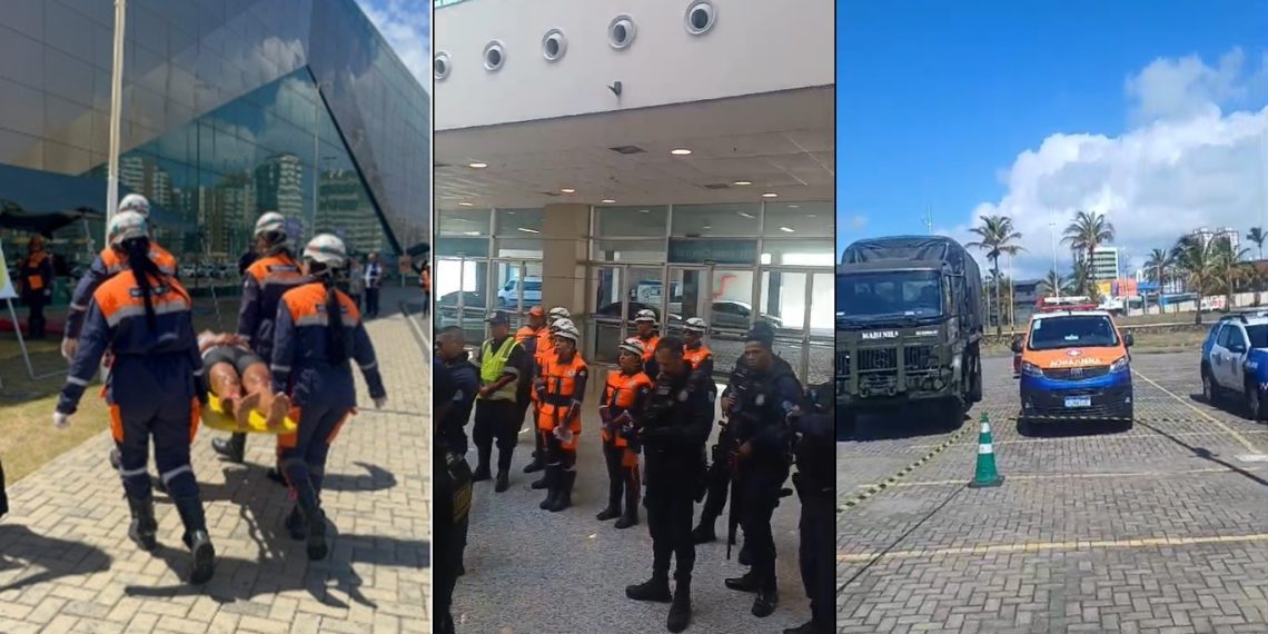 Simulação de desastre em massa acontece com participação de peritos durante congresso em Salvador. Brigada Anjos Jacuipenses teve participação