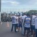 Treino do Bahia é marcado por protesto da torcida Bamor no CT Evaristo de Macedo