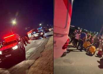 Colisão envolvendo duas motocicletas deixa condutores feridos na BA 409. Um deles em estado muito grave