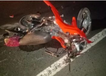 Jovem morre em acidente de moto na BR-116 Norte