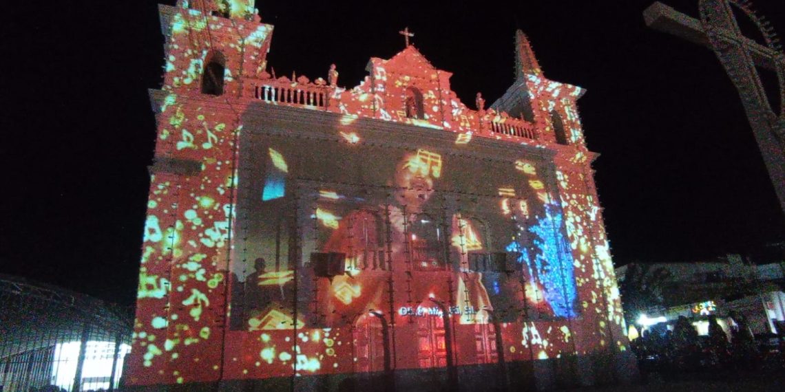 Projeção Mapeada mais uma vez foi um dos grandes atrativos do Natal Luz Coité