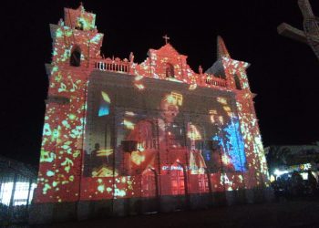 Projeção Mapeada mais uma vez foi um dos grandes atrativos do Natal Luz Coité