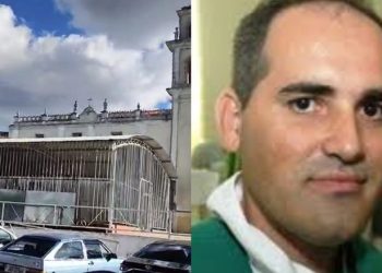 Padre Oldack solta o verbo após chamarem estrutura ao lado da igreja de ‘gaiola’: “Ao invés de criticar, deveriam participar da missa”