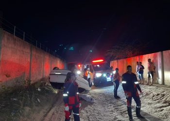 Motorista de Fiat Palio morre em capotamento em estrada vicinal de Coité (atualizada)