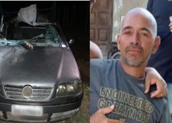 Homem morre e outros três pesssoas ficam feridos após carro colidir em cavalos na BA 395