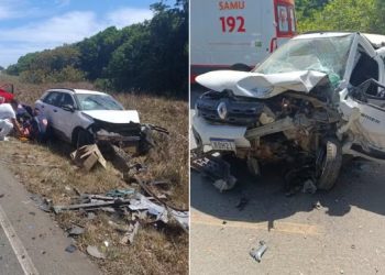 Policial militar morre e outras duas pessoas ficam feridas após batida entre carros no sul do Estado