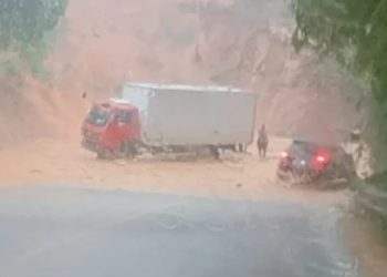 Chuva causa deslizamentos de terra na estrada que liga Amargosa a SAJ e via é bloqueada