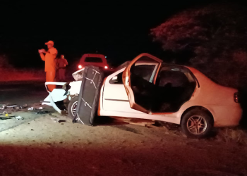 Colisão envolvendo Siena e Strada deixa dois mortos e 4 feridos na BA 131