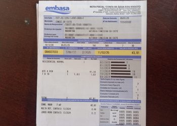 Consumo, entrega e vencimento: entenda melhor como funciona a conta da Embasa