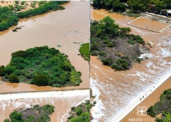 Após exibir vídeos aéreos do Rio Jacuípe em Santo Antônio e Barreiros, veja como ele se encontra atualmente em Riachão