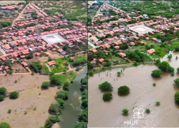 Veja o antes e depois do Rio do Jacuípe em Barreiros