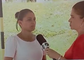 Sobrinha dos agricultores que feriram o policial civil em fazenda na cidade de Água Fria sai na defesa dos mesmos durante entrevistas