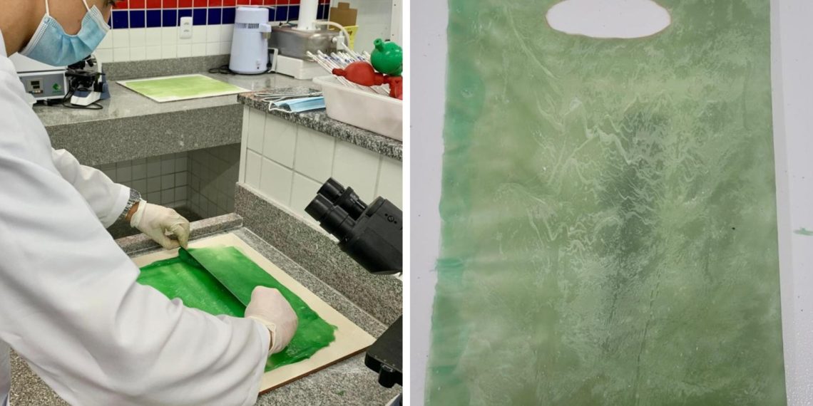 Sacola biodegradável desenvolvida por estudantes de Araci é apresentada em evento internacional