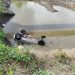 Carro é encontrado submerso em riacho e corpo do motorista pode está preso ao cinto de segurança
