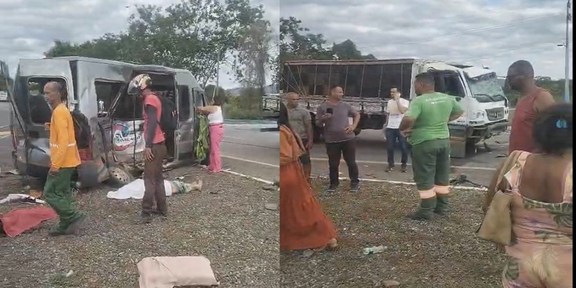 Socorrista da Brigada Anjos Jacuipenses passou minutos depois da tragédia no contorno de Caém e parou para ajudar