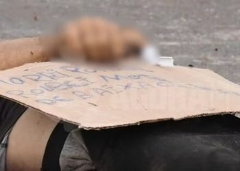 MT – Homem é encontrado morto ao lado de cartaz: ‘morri porque roubei moto’