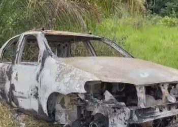 Carro usado por suspeitos de matar advogada criminalista a tiros é encontrado carbonizado