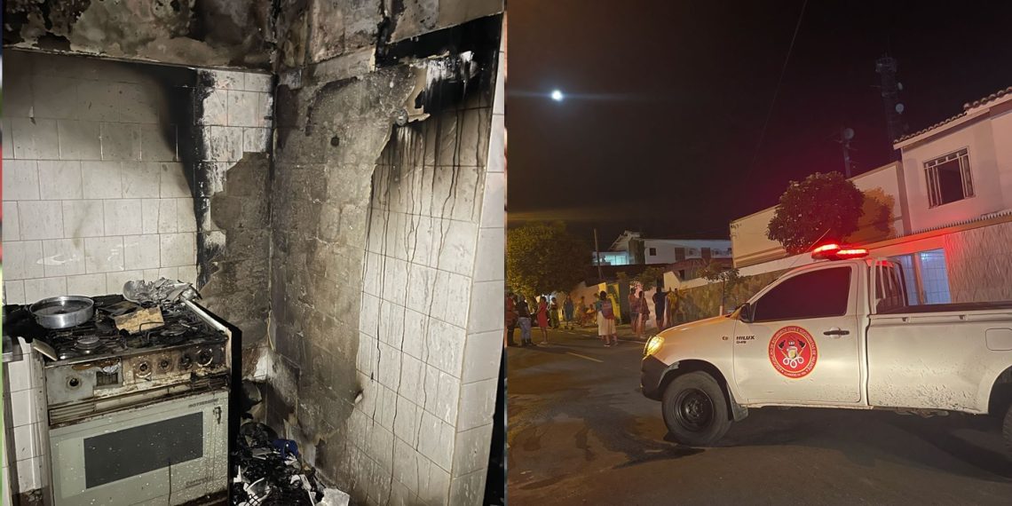 Casa pega fogo após idoso esquecer panela no fogo e dormir