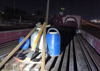 Polícia Militar flagra homem furtando trilhos de ferrovia no norte do estado
