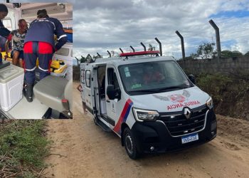 Brigada Águia Resgate presta socorro a motociclista vítima de acidente em estrada vicinal