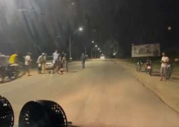 Motociclista fica ferido após passar em quebra-molas da BA 409