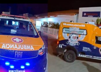 Borracheiro fica gravemente ferido após aro de pneu de caminhão se soltar e atingir seu rosto