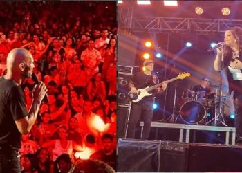 Barrocas – Dalbert Santana e Eliana Ribeiro atraem grande multidão em shows de encerramento dos festejos de 25 anos