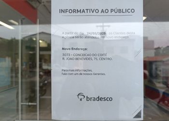 Bradesco informa fechamento da agência de Santaluz e correntistas passarão a ser atendidos em Coité