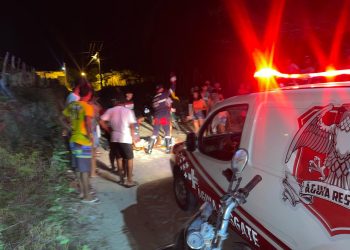 Novo acidente em Salgadália deixa jovem inconsciente após sofrer queda de moto