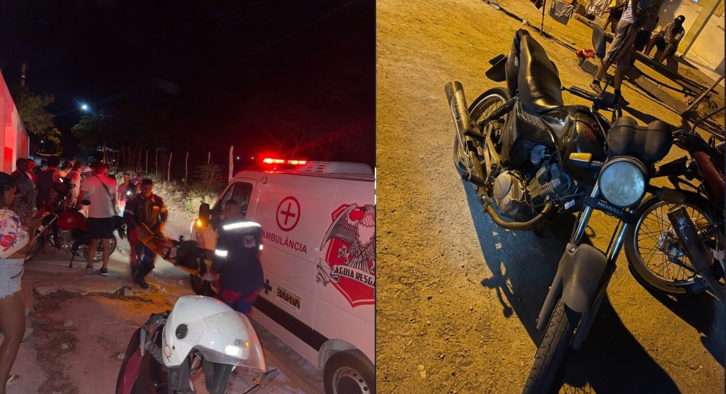 Aguia Resgate presta socorro a duas vítimas de acidentes de motos em pouco espaço de tempo