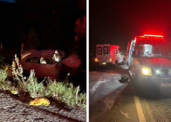 Carro colide em vaca e deixa duas mulheres mortas e outras três pessoas feridas na BR 407. O veículo tinha saído de Itiúba para Salvador