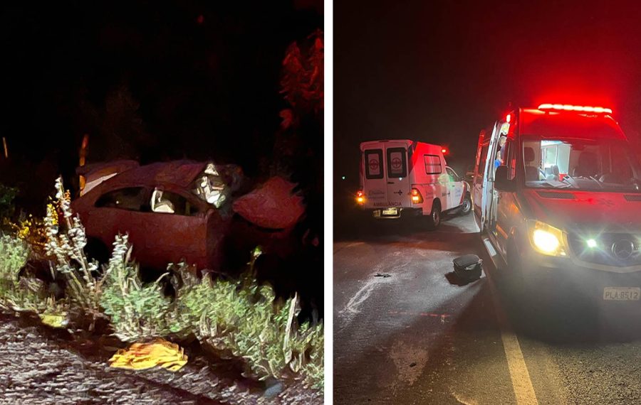 Carro colide em vaca e deixa duas mulheres mortas e outras três pessoas feridas na BR 407. O veículo tinha saído de Itiúba para Salvador