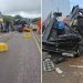 Grave acidente entre ônibus escolar e caminhonete deixa um morto e feridos na BR-324