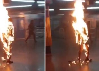 Homem ateia fogo no próprio corpo no metrô em São Paulo