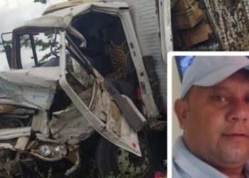 Um dos caminhoneiros envolvidos no acidente na BR 324 em Nova Fatima não resistiu aos ferimentos e morreu no HGCA