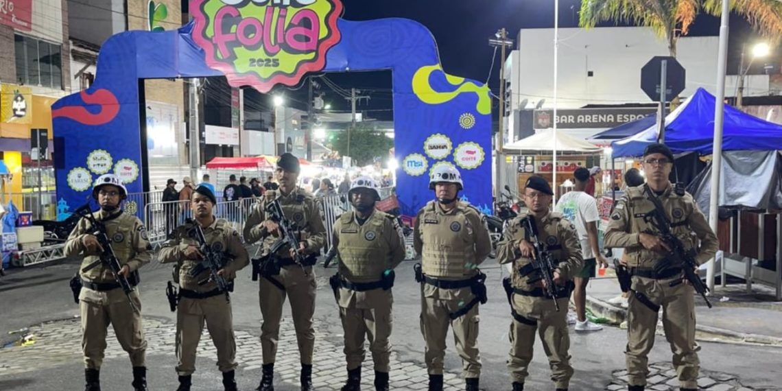 PMBA segue garantindo segurança na Micareta de Conceição do Coité