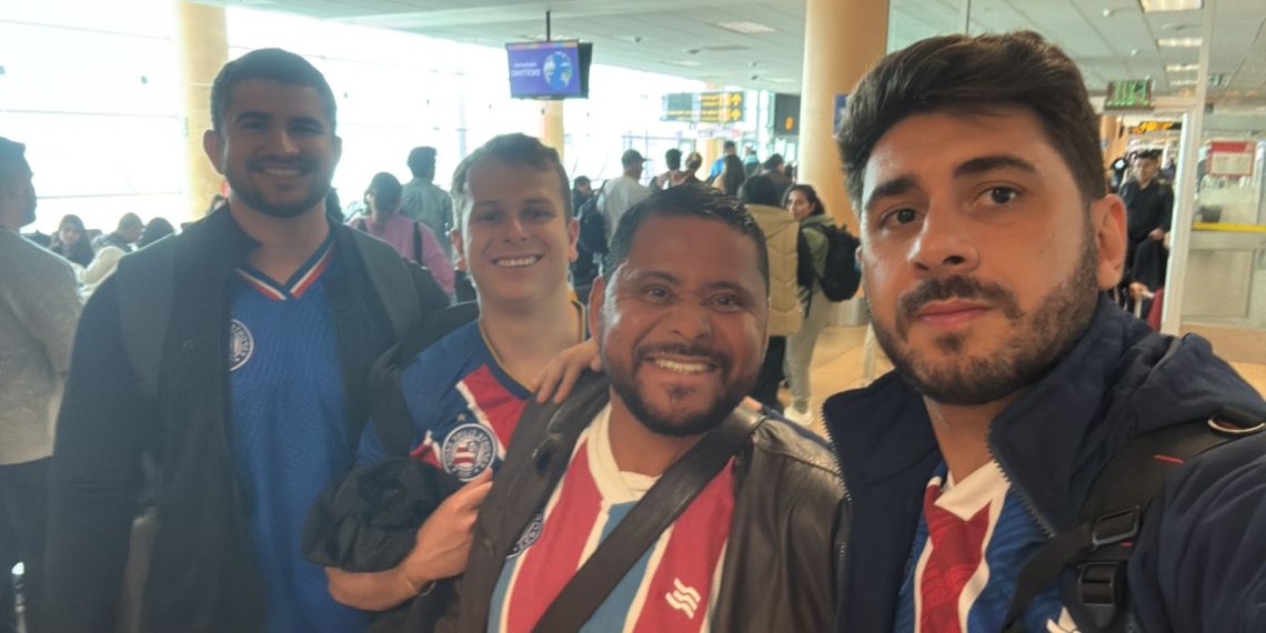 Coiteenses cruzam fronteiras para apoiar o Bahia em duelo decisivo na Colômbia