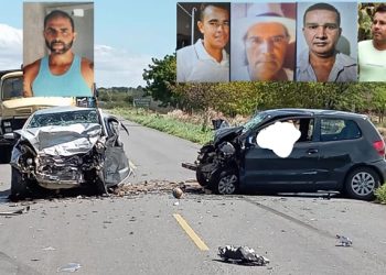 Cinco pessoas, sendo 4 de uma mesma família morrem em trágico acidente na BR-030